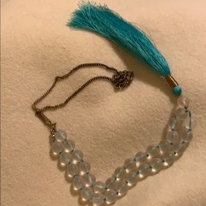Turquoise long necklace
